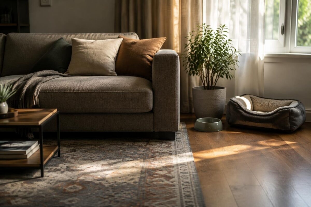 Casa pet-friendly: tessuti anti-graffio, pavimenti easy-care e zone relax