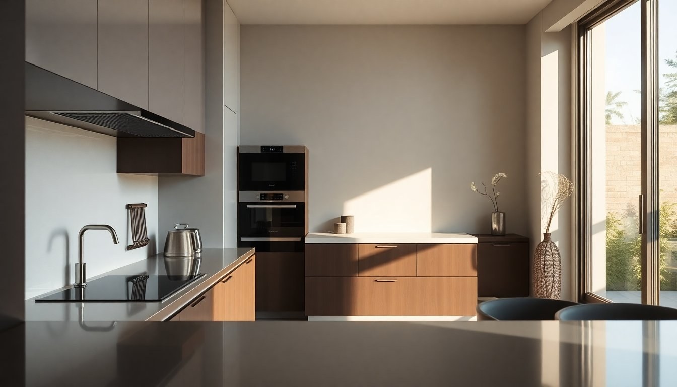 Cucina compatta: come scegliere piani slim, forni compatti, cappe integrate e colonne attrezzate