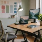 Home office creativo: colori, arredi, ergonomia e luce