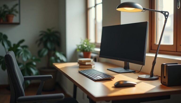 Home office ergonomico in piccoli spazi: layout, luce e ordine
