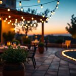 Illuminazione outdoor: idee pratiche per terrazzi, giardini e balconi