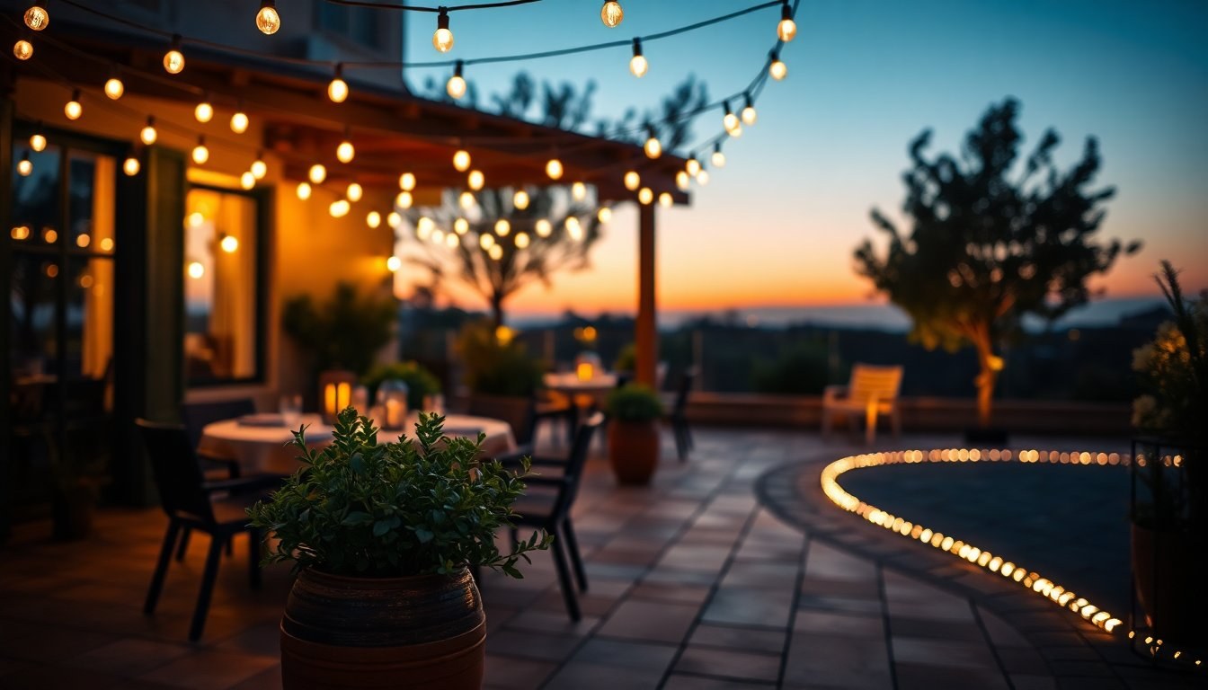 Illuminazione outdoor: idee pratiche per terrazzi, giardini e balconi
