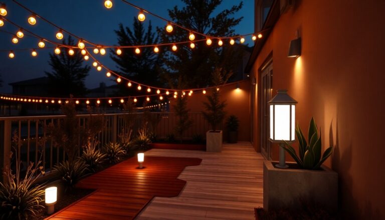 Illuminazione per terrazzo e giardino: guida alle luci stratificate, temperature colore e sicurezza