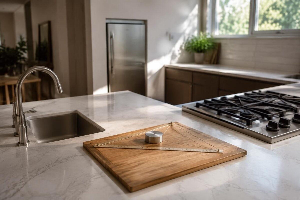 Layout cucina: triangolo di lavoro, misure ergonomiche e contenimento