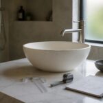 Le distanze giuste nel bagno: come posizionare il lavabo secondo UNI 9182