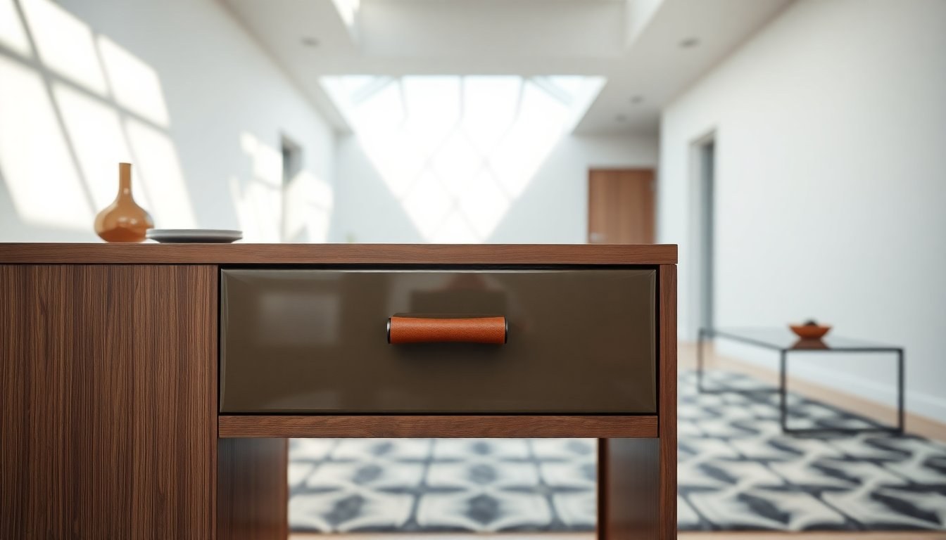 Madia in laccato lucido Scavolini Living Exclusiva 05 per un soggiorno funzionale