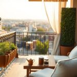 Micro-giardino in balcone: privacy e comfort senza lavori