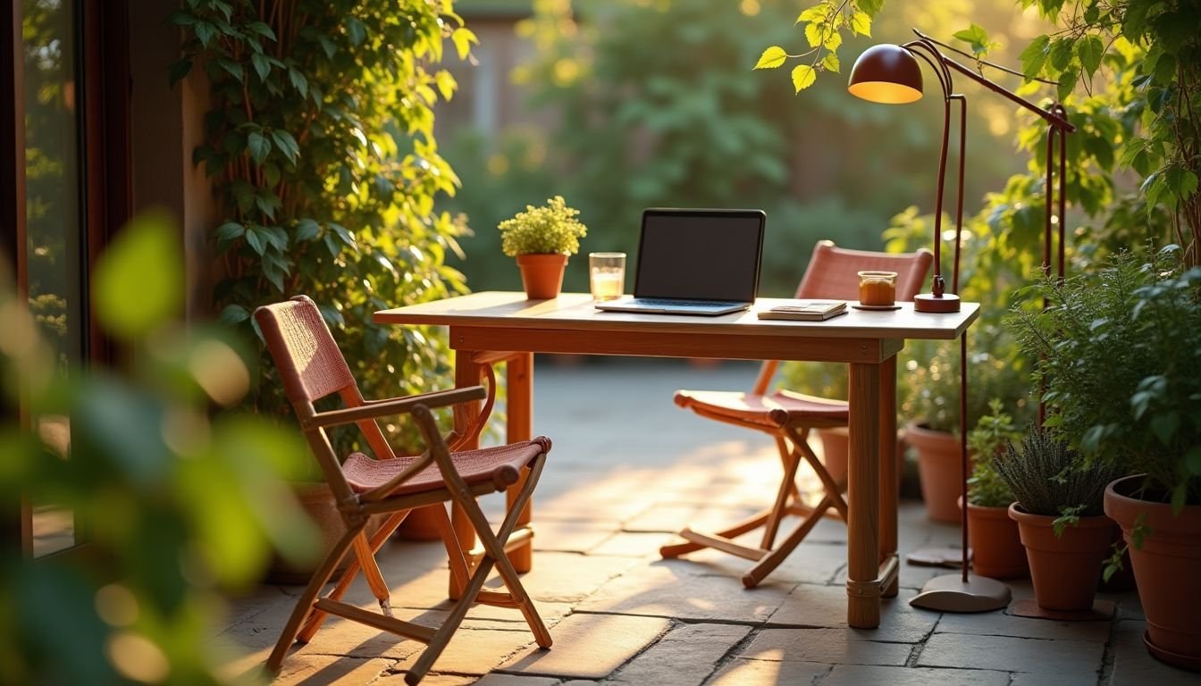 Postazione lavoro outdoor: idee ergonomiche e modulari