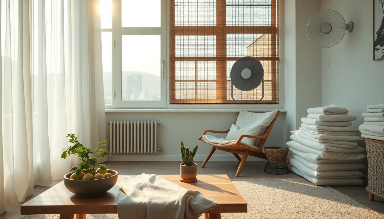 Raffrescare la casa senza climatizzatore con arredi e routine efficaci