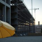 Residenti in costume da bagno protestano contro il cantiere extralusso a Firenze