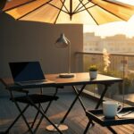 Smart working all’aperto: guida alla postazione ergonomica sul terrazzo