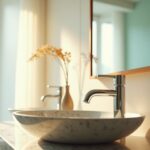 Trasforma il bagno con un elemento chiave: rubinetti, specchi e lavabi a contrasto