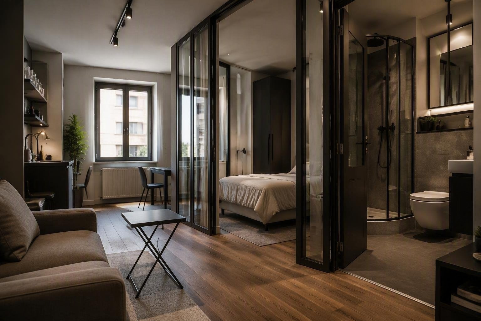Trasformare 60 mq a Milano: come ricavare due camere e due bagni in un appartamento