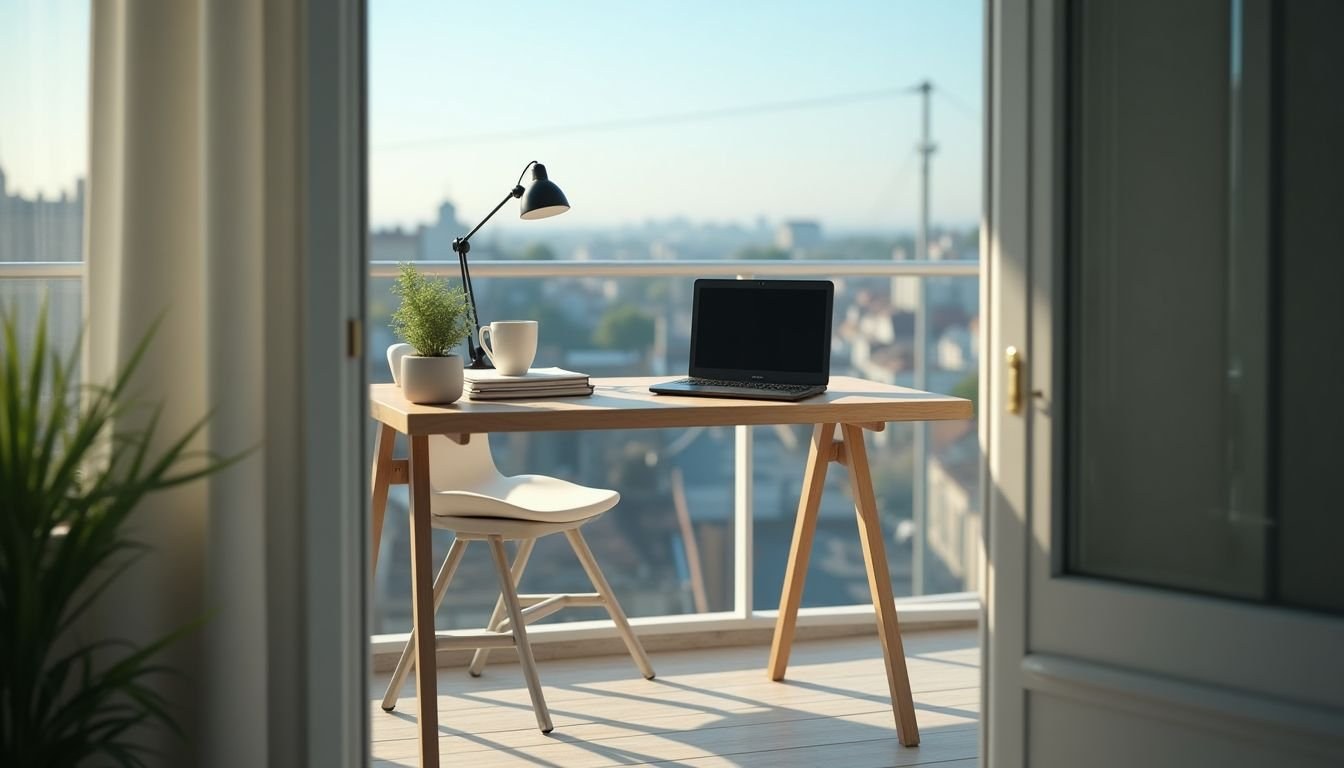 Trasformare il balcone in micro-ufficio: idee pratiche