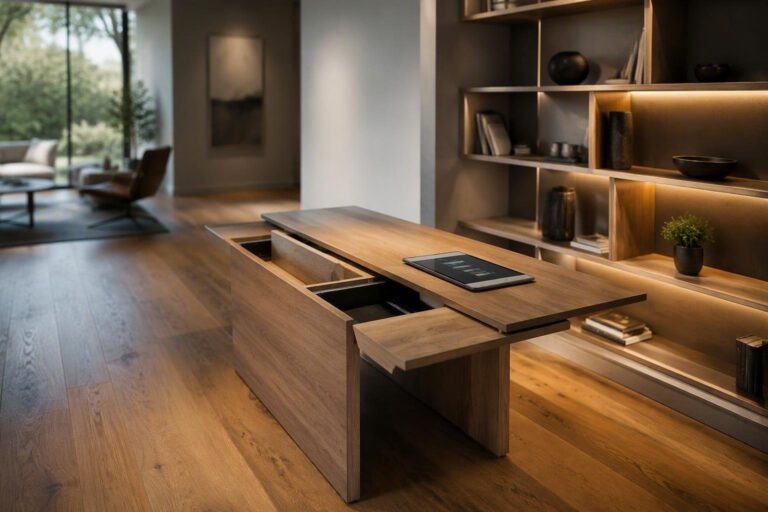 Arredamento zona giorno: tavoli allungabili, librerie modulari e consegna su appuntamento