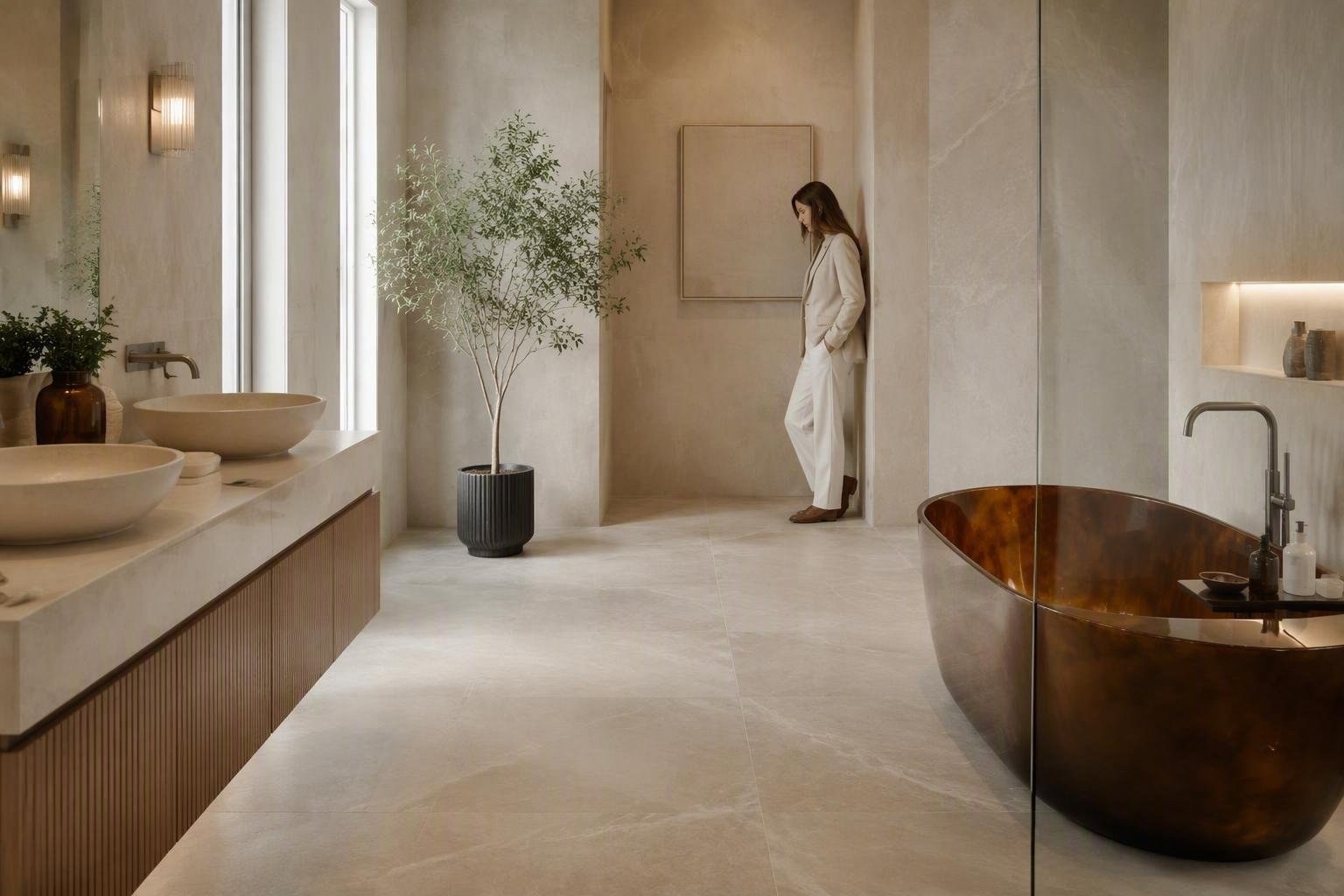 Bagno beige e tortora: come creare un ambiente elegante e accogliente