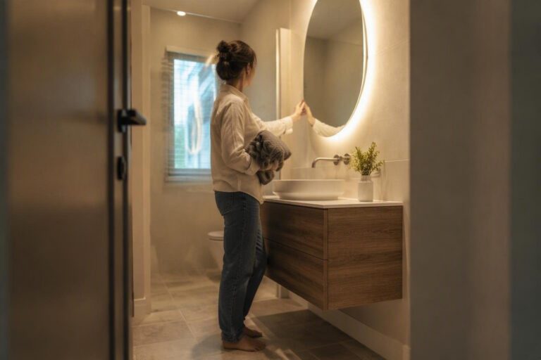 Bagno piccolo: come ottimizzare arredi, luci e colori