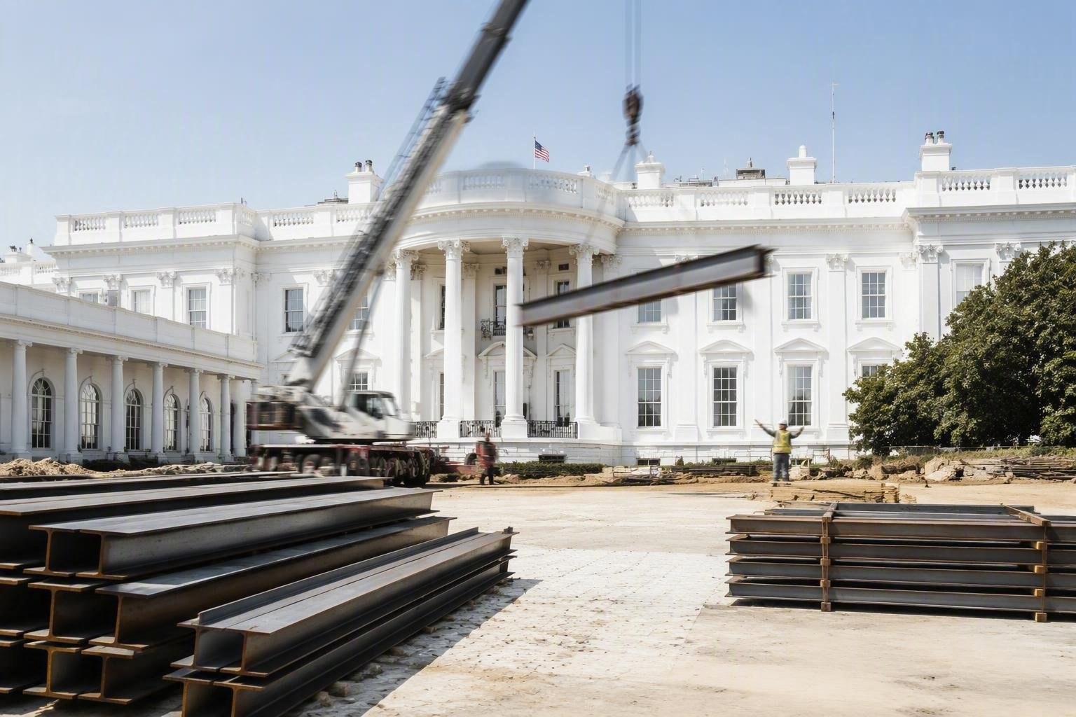 Casa Bianca: la Corte d'Appello blocca i lavori della sala da ballo voluta da Trump