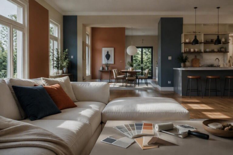 Colori per living e open space: guida alle palette