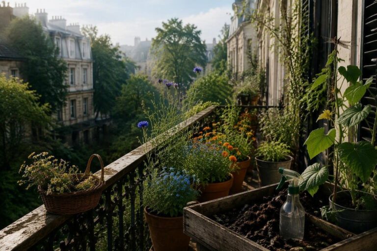Come creare un giardino naturalistico sul balcone per attrarre insetti utili