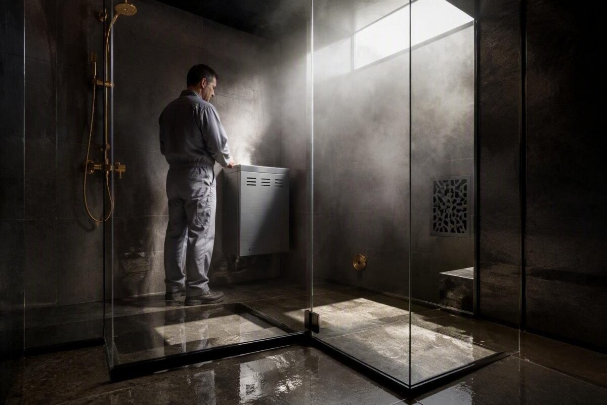 Come installare un mini bagno turco in doccia: costi, materiali, ventilazione e aromi