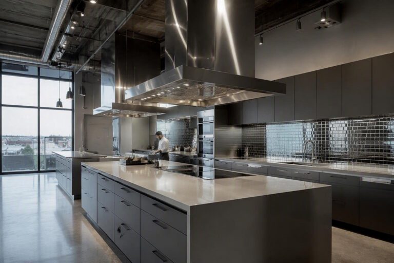 Cucina fresca: ventilazione mirata, cappe efficaci e materiali durevoli