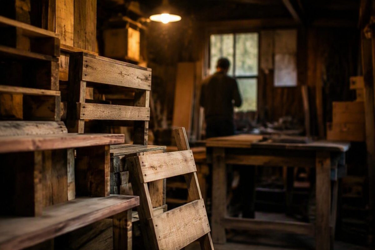Idee creative per mensole fai-da-te con materiali di recupero