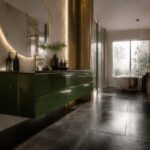 Interior design a Crema: un bagno contemporaneo ed elegante