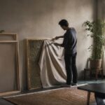 Pannelli acustici fai da te: telaio in legno, lana di roccia e tessuti decorativi