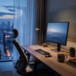 Postazione domestica efficiente: ergonomia, luce naturale e fonoassorbimento