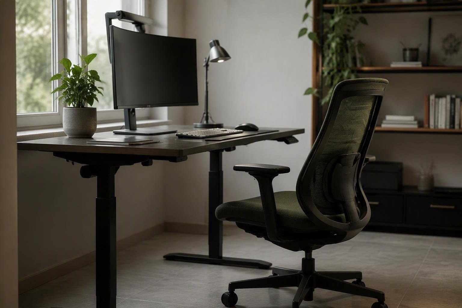 Postazione ergonomica in casa: guida a sedia, scrivania e luce