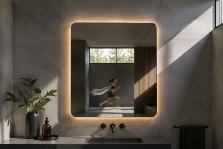 Specchio bagno retroilluminato: design e illuminazione perfetta