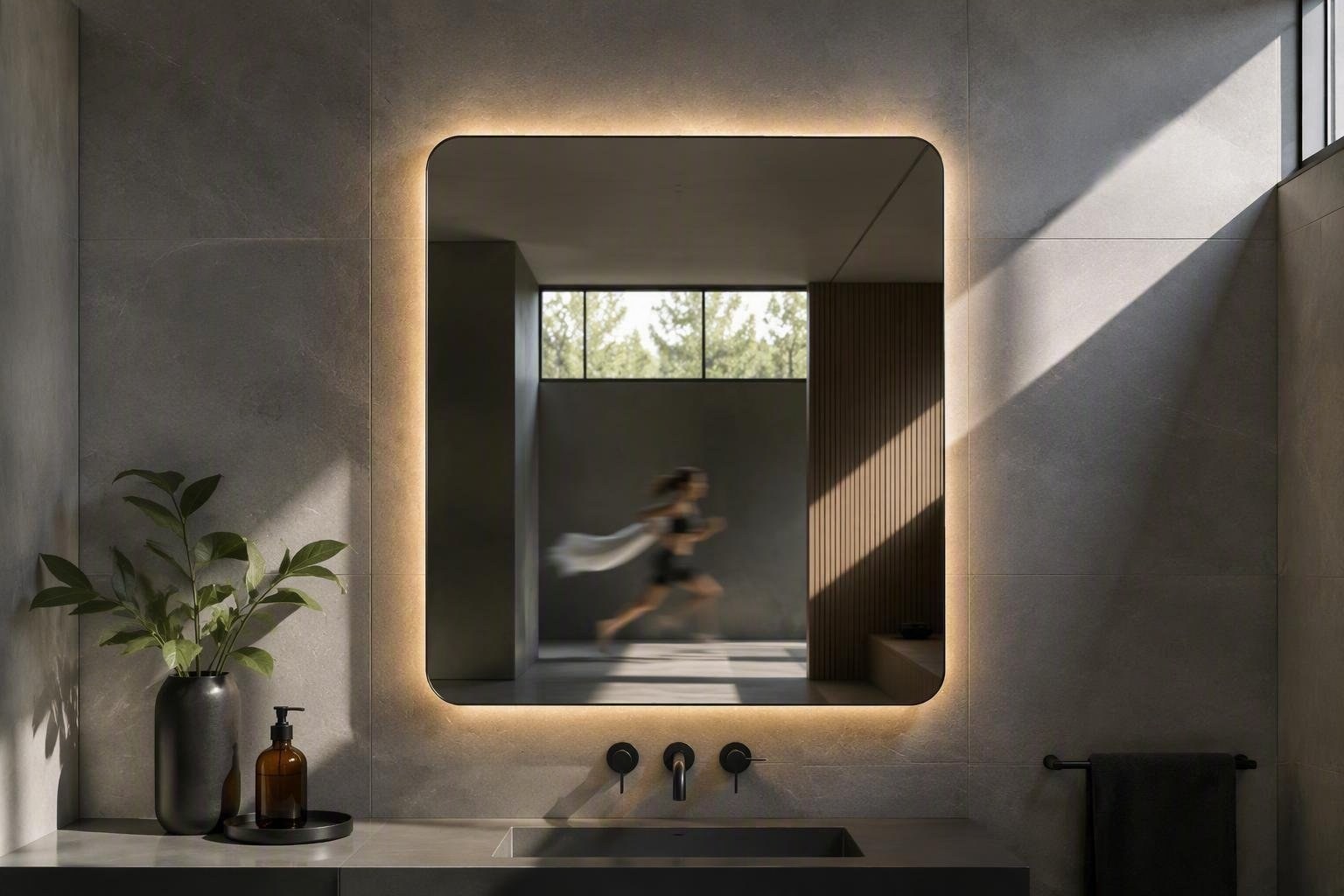 Specchio bagno retroilluminato: design e illuminazione perfetta