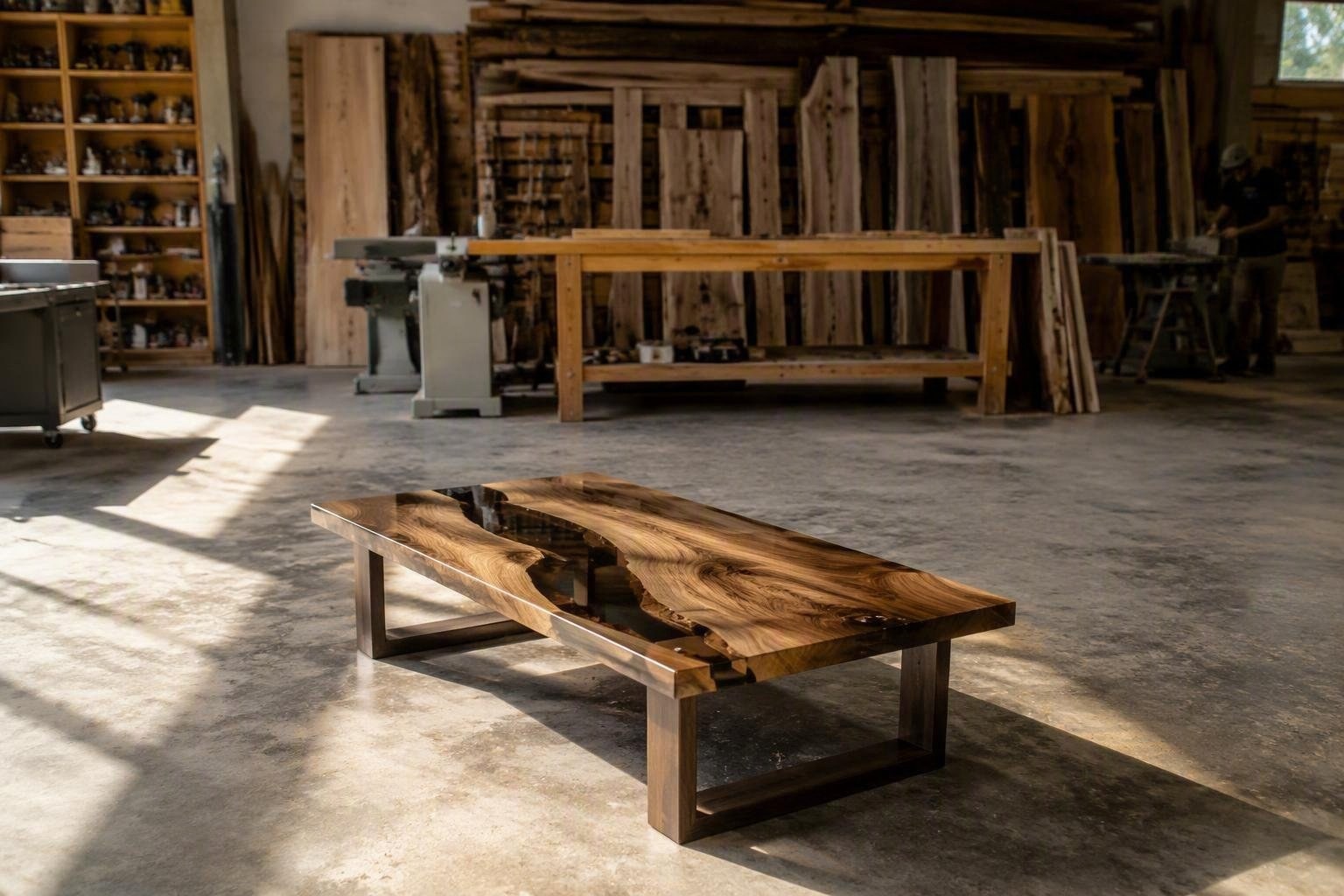 Tavolo in legno d’ulivo e resina: guida pratica per risultati professionali