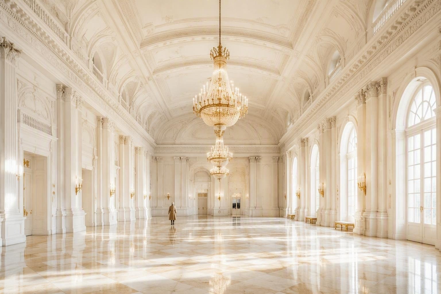 Trump mostra la sala da ballo della Casa Bianca a George Washington in un video con intelligenza artificiale