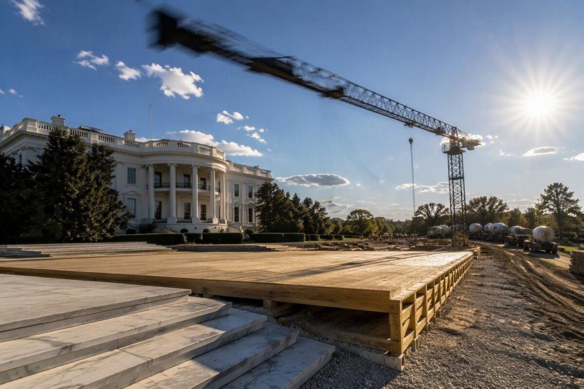 Trump sfida la Corte Suprema per la costruzione della mega sala da ballo
