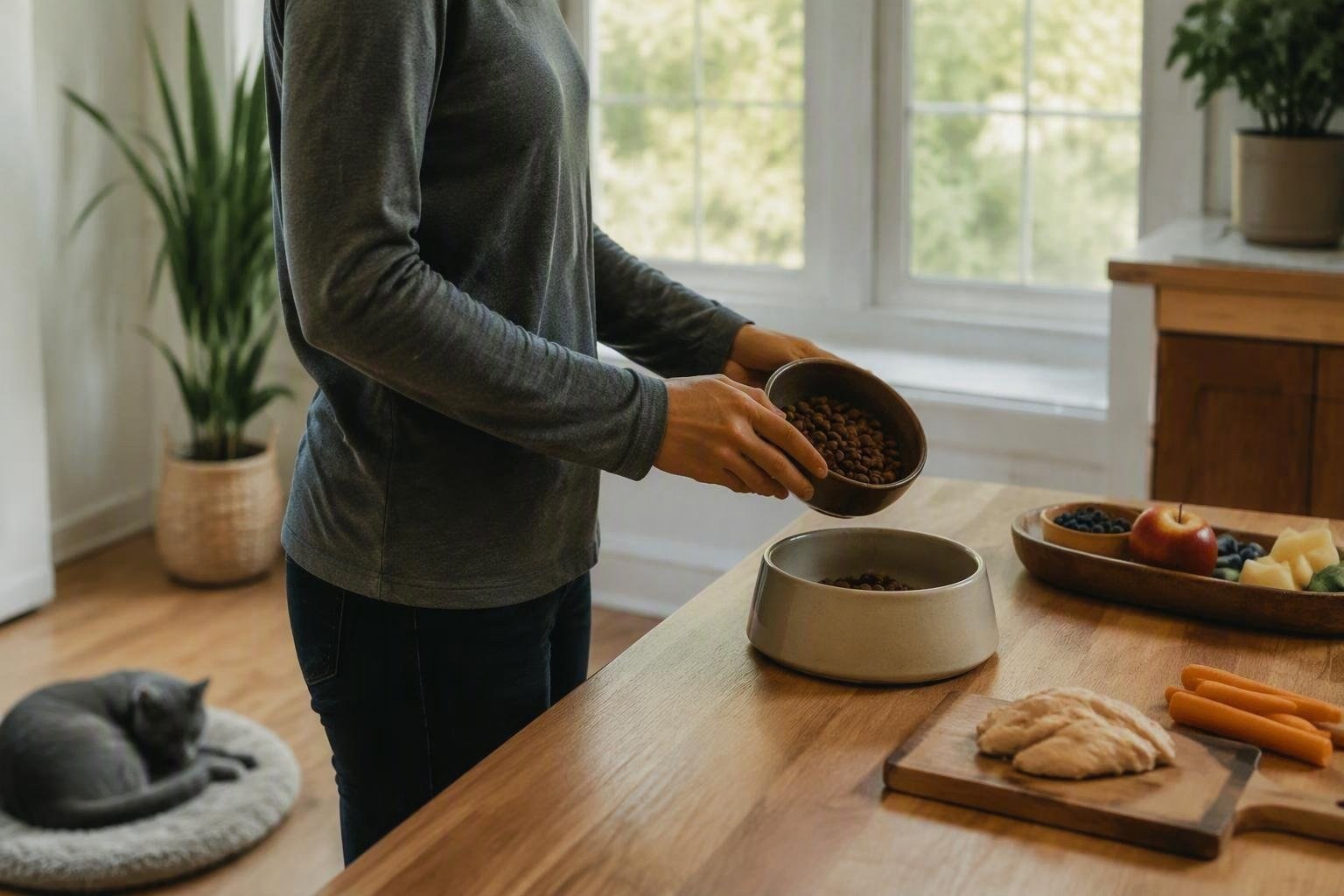 Alimentazione equilibrata e benessere domestico per cani e gatti