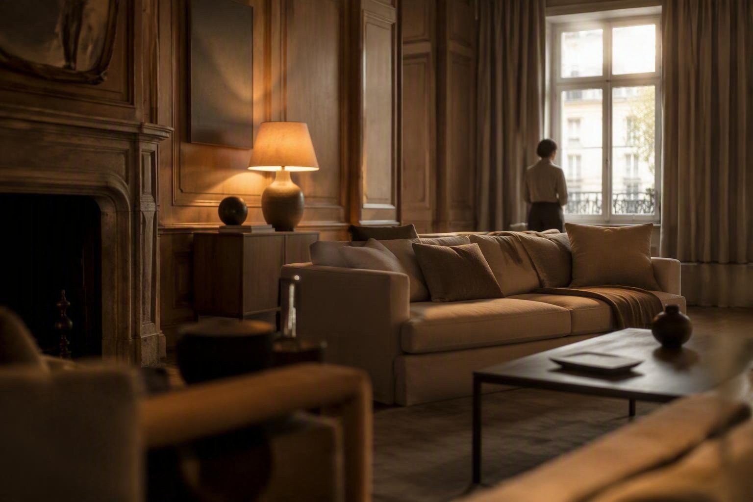 Arredamento su misura e design d'autore nella casa di Sylvain Dabos