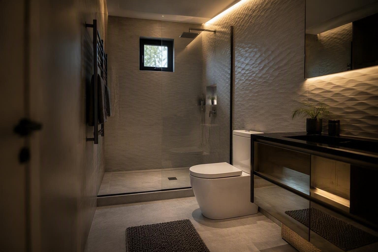Bagno piccolo: guida pratica a sanitari compatti, docce walk-in e arredi sospesi