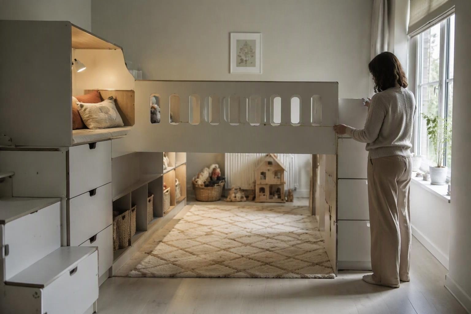 Cameretta a ponte: guida a rilievo, moduli e luci