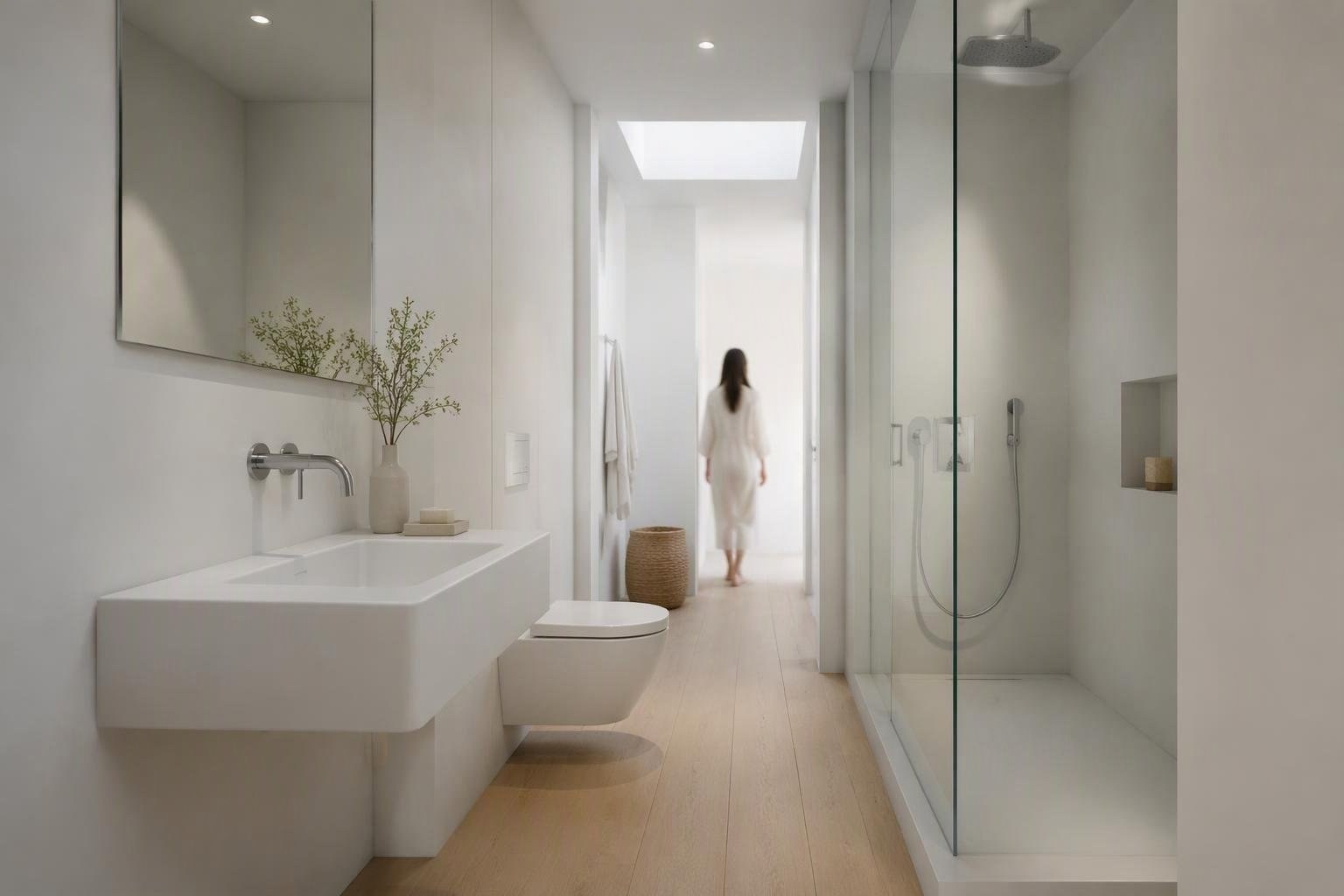 Come ottimizzare un bagno di 5 mq in stile minimal