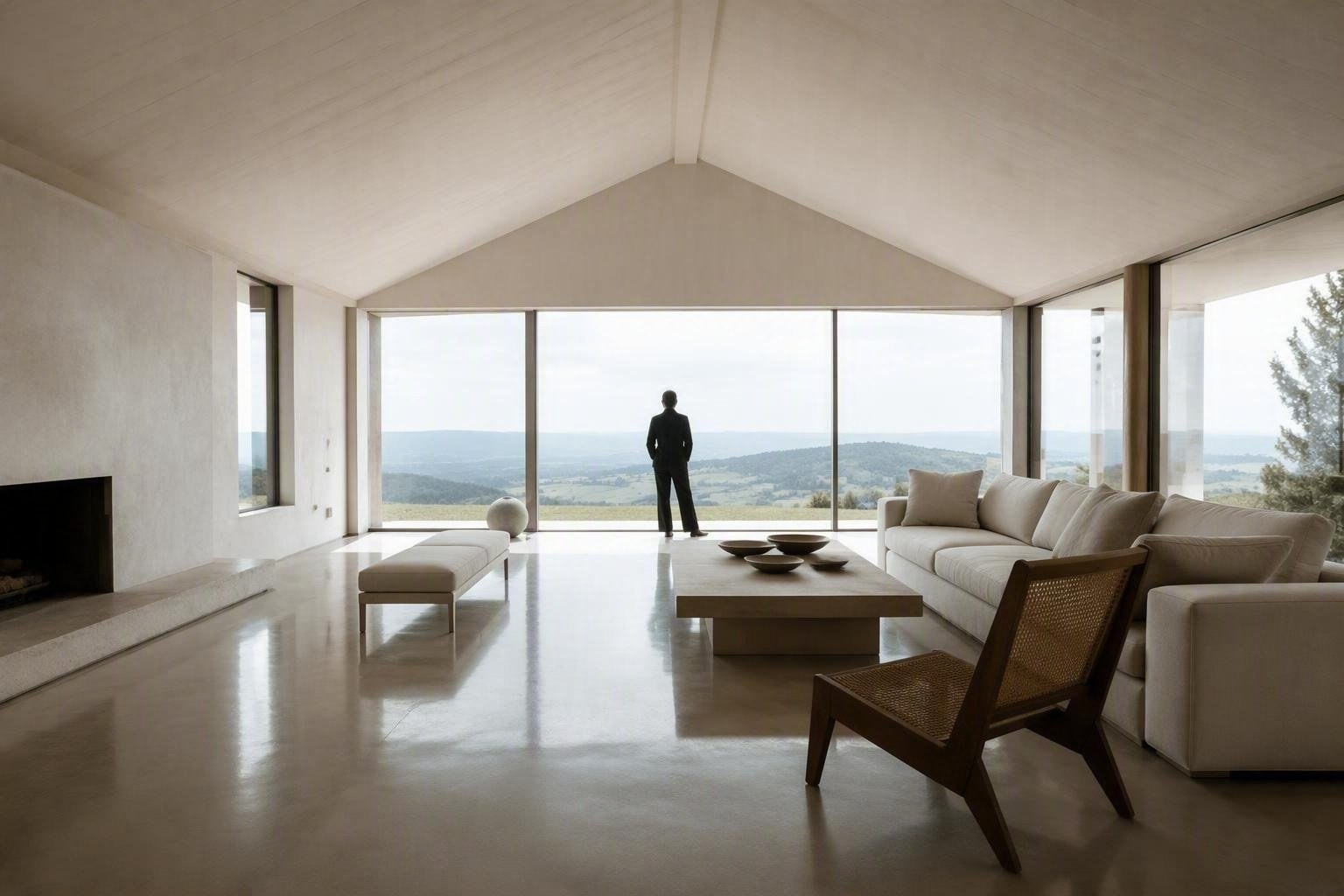 Design d'interni innovativo per una villa tra le colline toscane