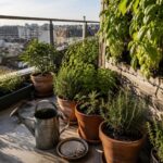 Giardino in balcone: vasi, verticali, irrigazione e layout