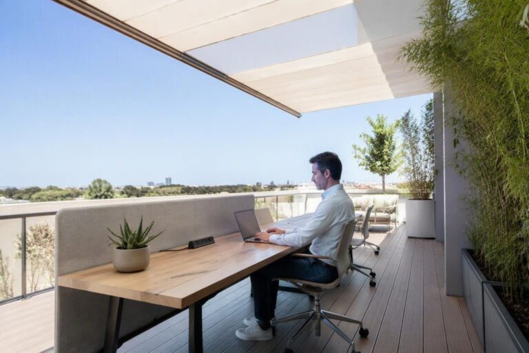 Guida all’ufficio open air: comfort, ombra, sicurezza