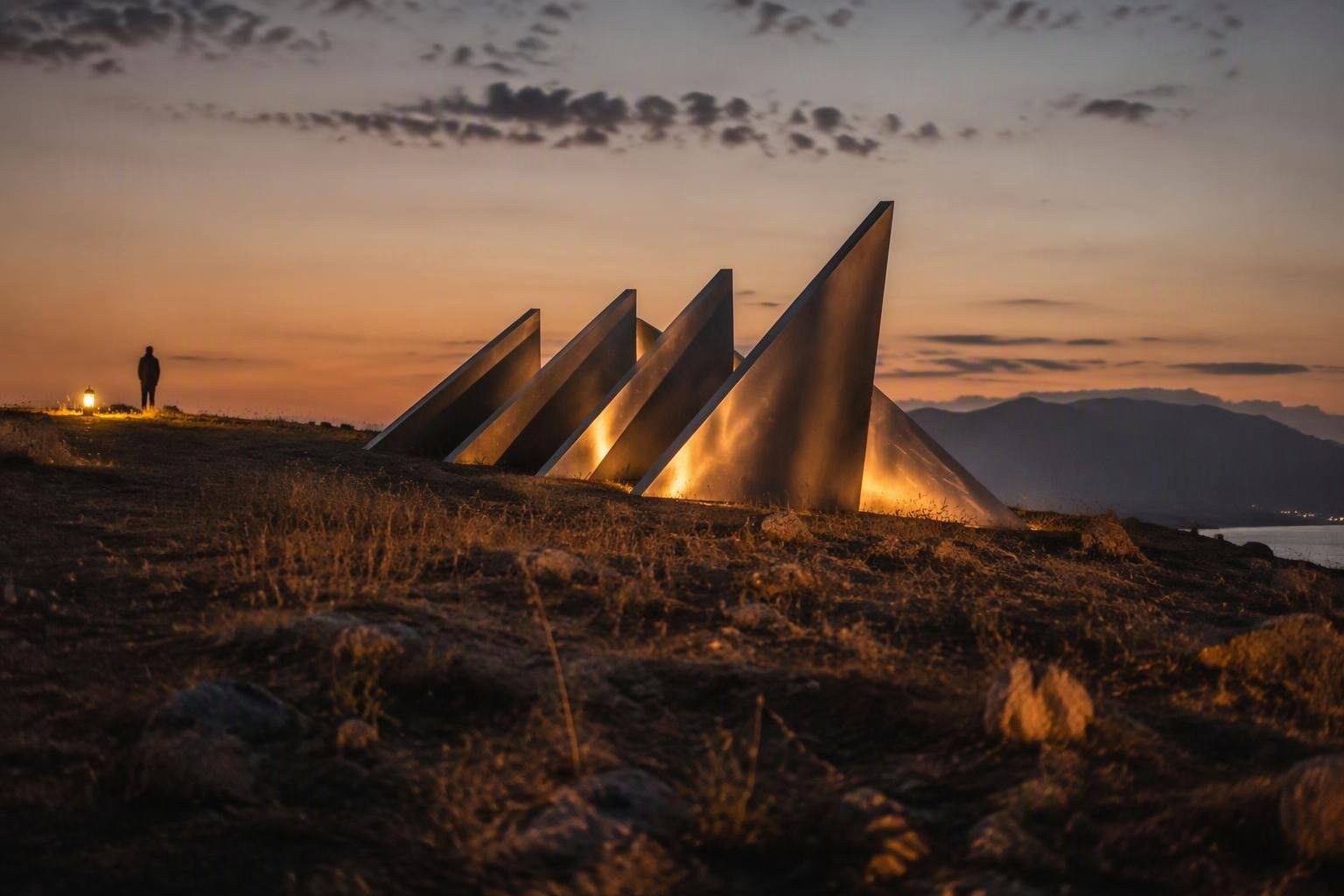Installazioni d’acciaio di Fortuna e la rinascita della pietra in architettura