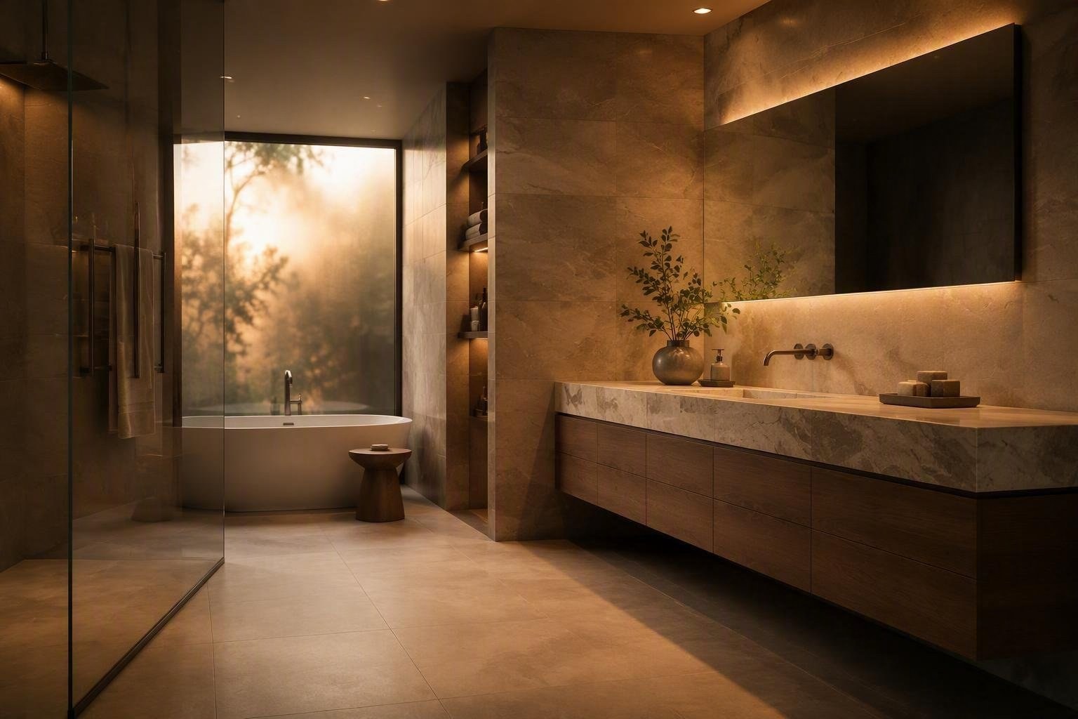 Novità design bagno 2026: geometrie, materiali e texture