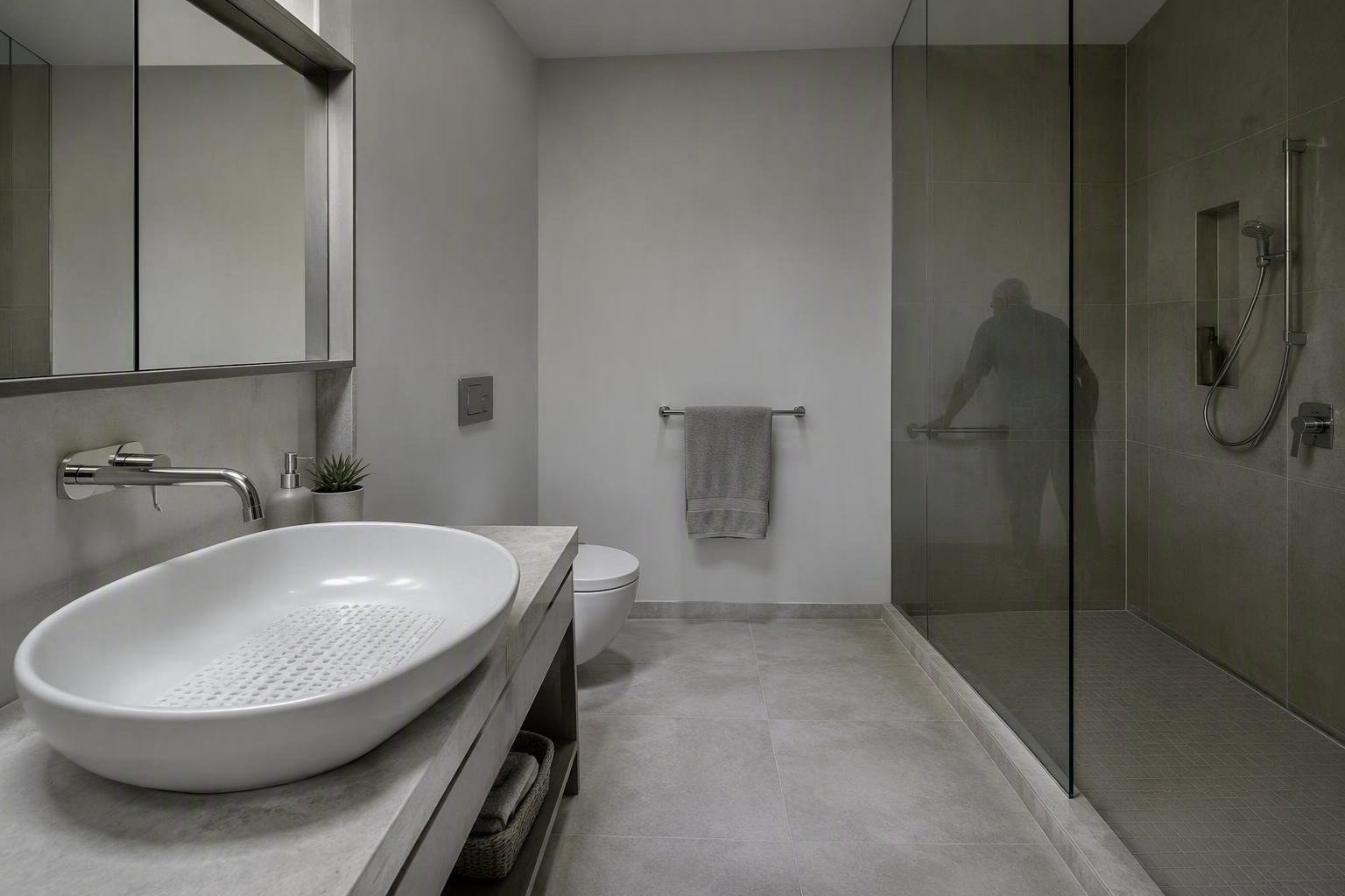 Progettare un bagno sicuro e bello per l’aging in place
