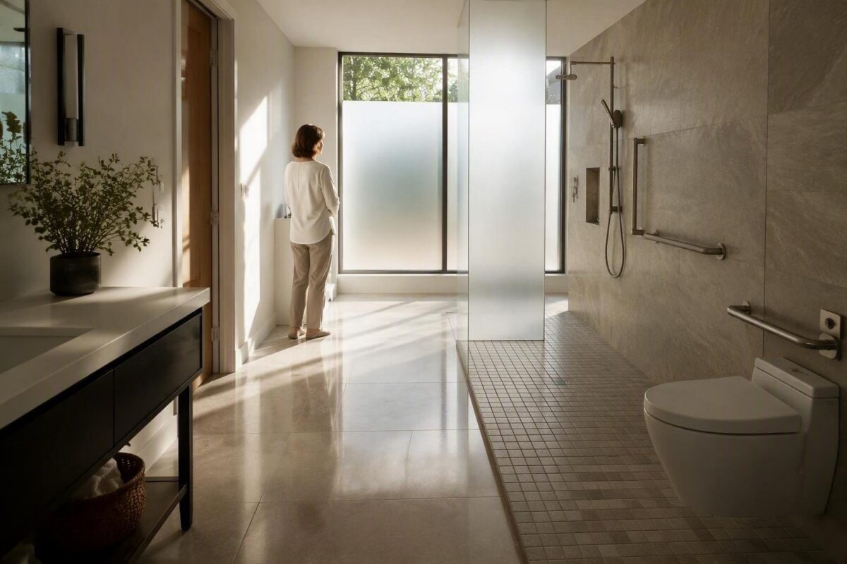 Progettare un bagno sicuro e di design con Ponte Giulio