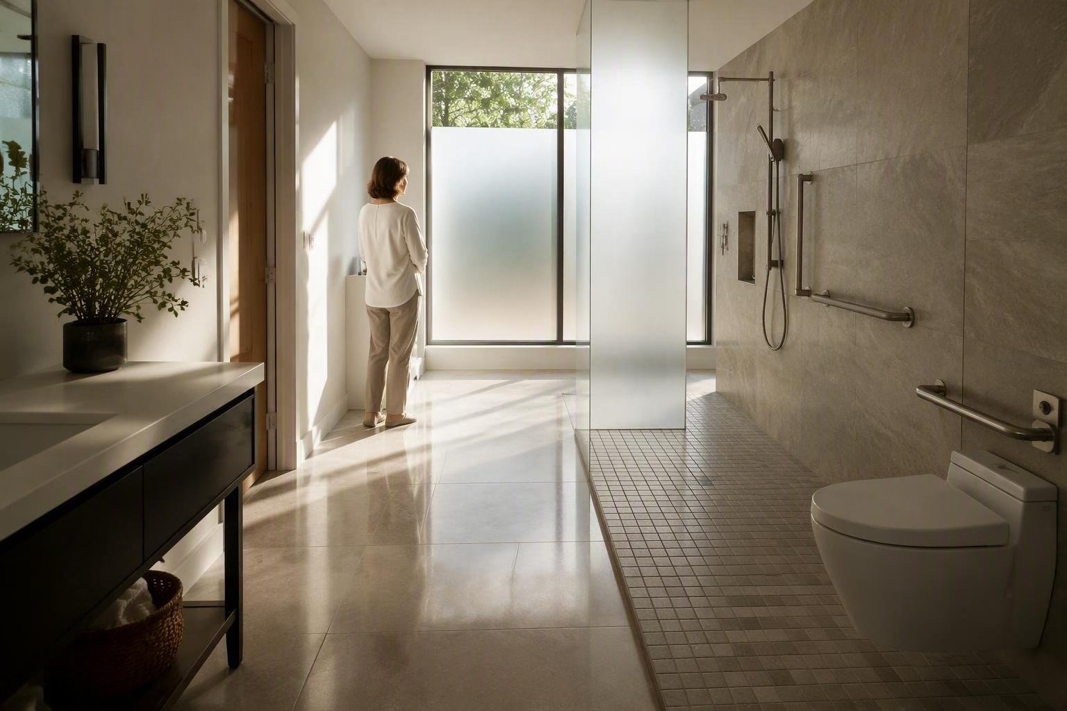 Progettare un bagno sicuro e di design con Ponte Giulio