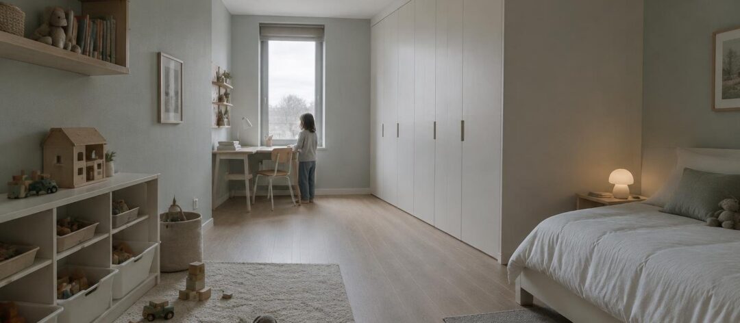 Cameretta bambini: ordine facile con macro-categorie